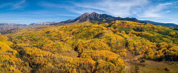 Ruby Range Fall Colors From the Air