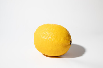 lemon on a white background