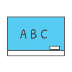 blackboard vector illustration on white background