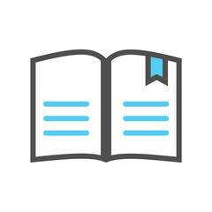 book vector illustration on white background