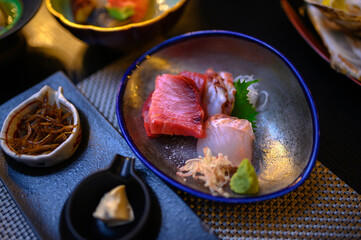 北海道積丹の民宿の夕食