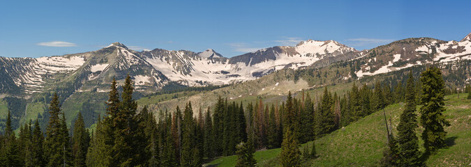 Spring Colorado Rocky Mountain Panorama