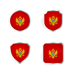 Montenegro Country Badge and Label Collection
