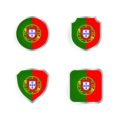 Portugal Country Badge and Label Collection