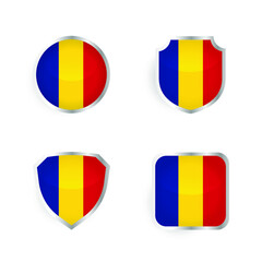 Romania Country Badge and Label Collection