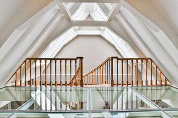 Interior of a spacious room in a luxury house
