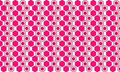Beautiful Hexagon Seamless Pattern Background