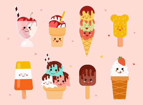 Animal Ice Cream Clipart cute ice cream cones animal shaped -  Portugal