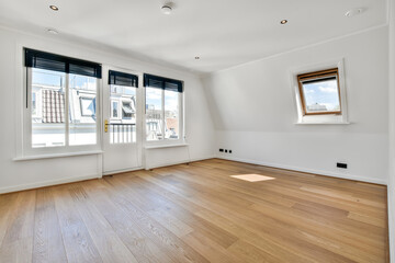 Interior of a spacious room in a luxury house