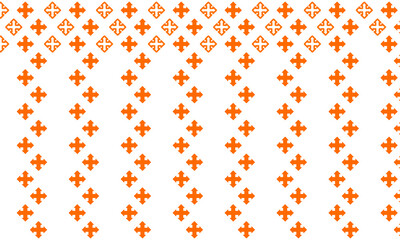 Beautiful Orange Arrow Seamless Pattern Background