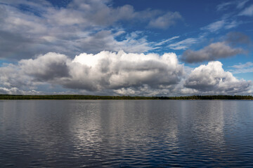 vaasa harborfront with the old harbormaster building and the Love Vaasa sign
