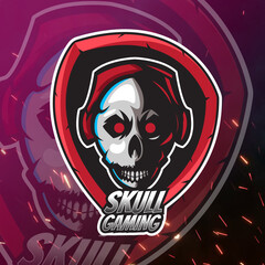 Skull Mascot Logo