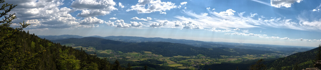 Fototapeta na wymiar der bayrische Wald