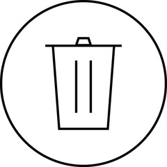 trash bin icon