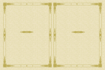 Russian vintage background with Slavic ornament