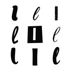 Small Letter I Alphabet Design