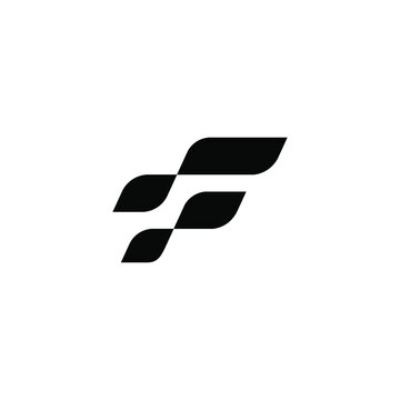 logo F design vector