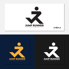 Sports Jump Runner Logo