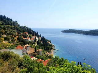 view of the sea from the sea