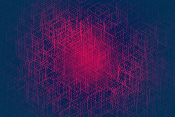 Abstract Geometric Background Wallpaper Red