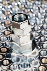 steel nuts for use in installation