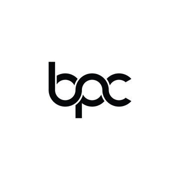 bpc letter original monogram logo design
