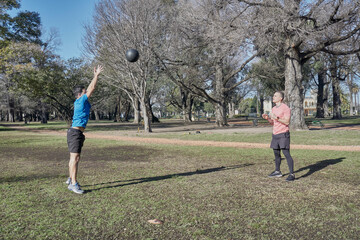 Entrenamiento funcional con pelota