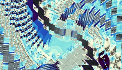 Abstract fractal pattern.