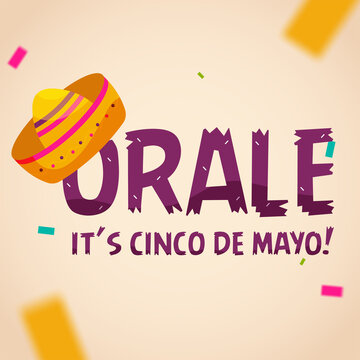 Beige figure orale mexican national day illustration vector