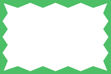 シンプルギザギザフレーム