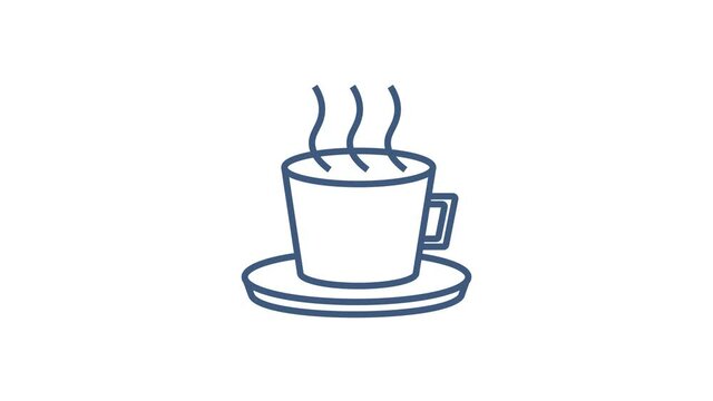Office icon. Web icon set. Office, great design for any purposes. Motion graphics.