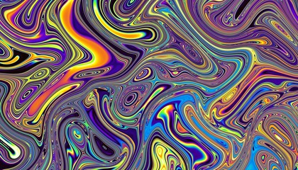 Wavy abstract futuristic background
