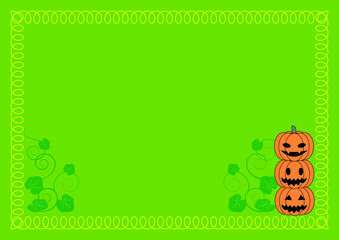 Stacked Jack-o’-lantern Halloween Back Ground