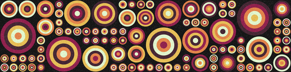 Abstract Geometric Pattern generative computational art illustration