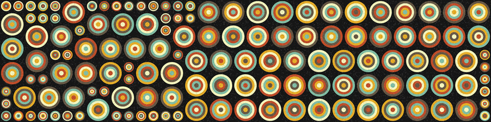 Abstract Geometric Pattern generative computational art illustration