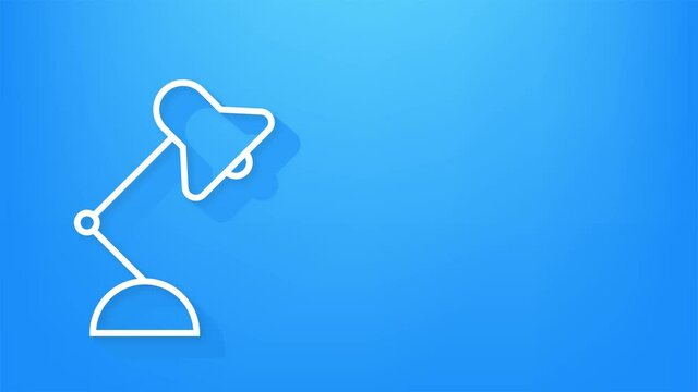 Office icon. Web icon set. Office, great design for any purposes. Motion graphics.