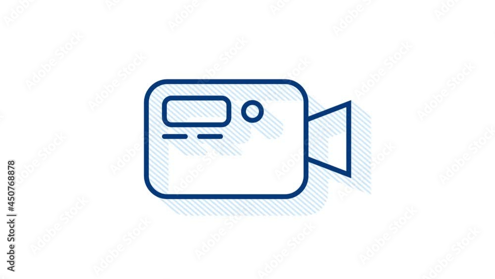 Poster Incoming video call on laptop. Laptop with incoming call, man profile picture and accept decline buttons. Motion graphics.