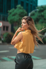 portrait of a woman posing