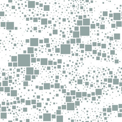 Camouflage texture seamless pattern. Dotted pixel endless camo military ornament of square tiles. Modern abstract vector background.
