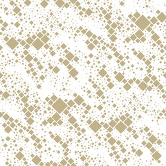 Camouflage texture seamless pattern. Dotted pixel endless camo military ornament of square tiles. Modern abstract vector background.