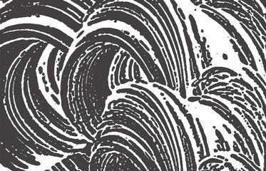 Grunge texture. Distress black grey rough trace. A