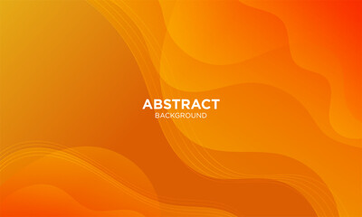 Abstract Orange geometric background. Modern background design. Liquid color. Fluid shapes composition. Fit for presentation design. website, basis for banners, wallpapers, brochure, posters