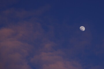 moon and cloud
