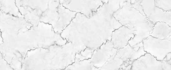 Obraz premium Panorama natural white marble stone texture for background or luxurious tiles floor and wallpaper decorative design.Marble with high resolution.