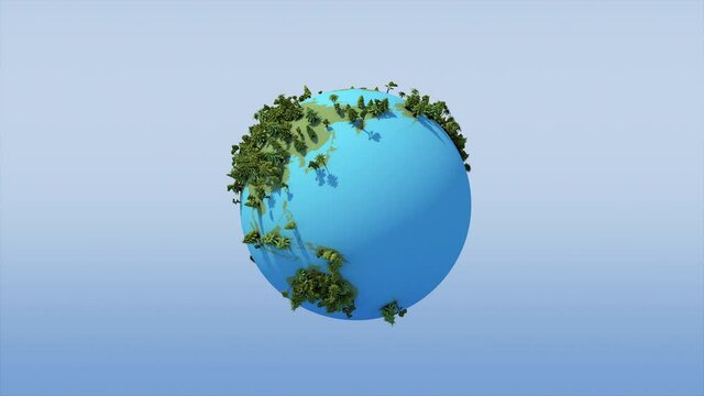 Polluted 3d world
World that rotates in 3d, with minimalist aesthetics, that as it rotates and time passes, it becomes contaminated, buildings replace trees and everything darkens