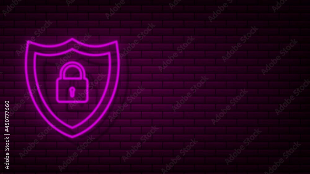 Poster data protection data center. internet technology. information technology. motion graphics.