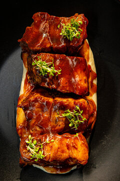 costillas de cerdo en alsa barbecue
