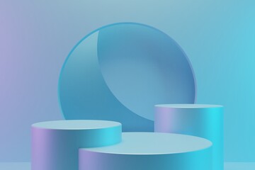 3d rendering product showcase background