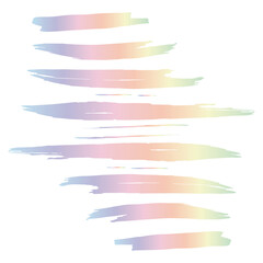 Obraz premium Colorful Brushstroke Acrylic. Brushes Chinese. Ink Scratch. Stroke Square. Paintbrush Acrylic. Watercolor Collection. Grungy Freehand. Art Abstract. Texture Freehand.