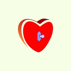 Dating service icons on full color rounded square backgrounds.  icons included fit for relationship logo, love icon 